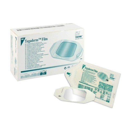 3M Tegaderm Su Geçirmez Film Yara Örtüsü 1624W 6cm x 7cm 1 Adet