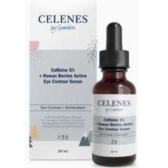 Celenes By Sweden Kafein 5 + Rowan Berries Aktifli Göz Çevresi Serumu 30 ml