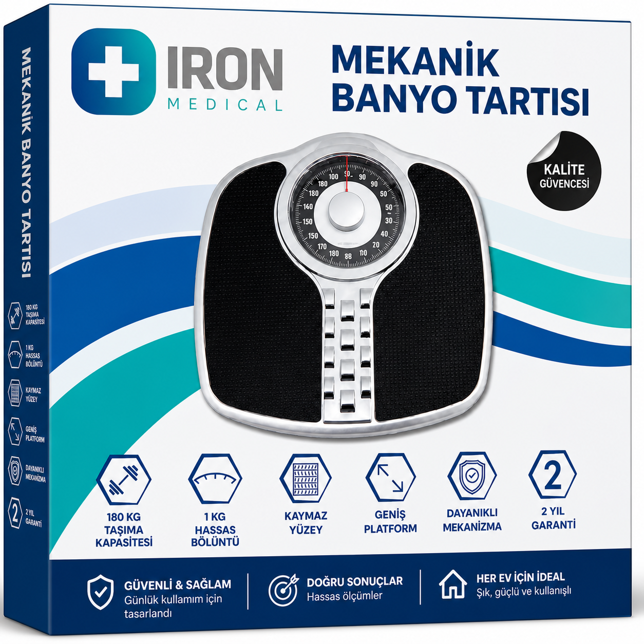 IRON Mekanik Banyo Tartısı Baskül DT10