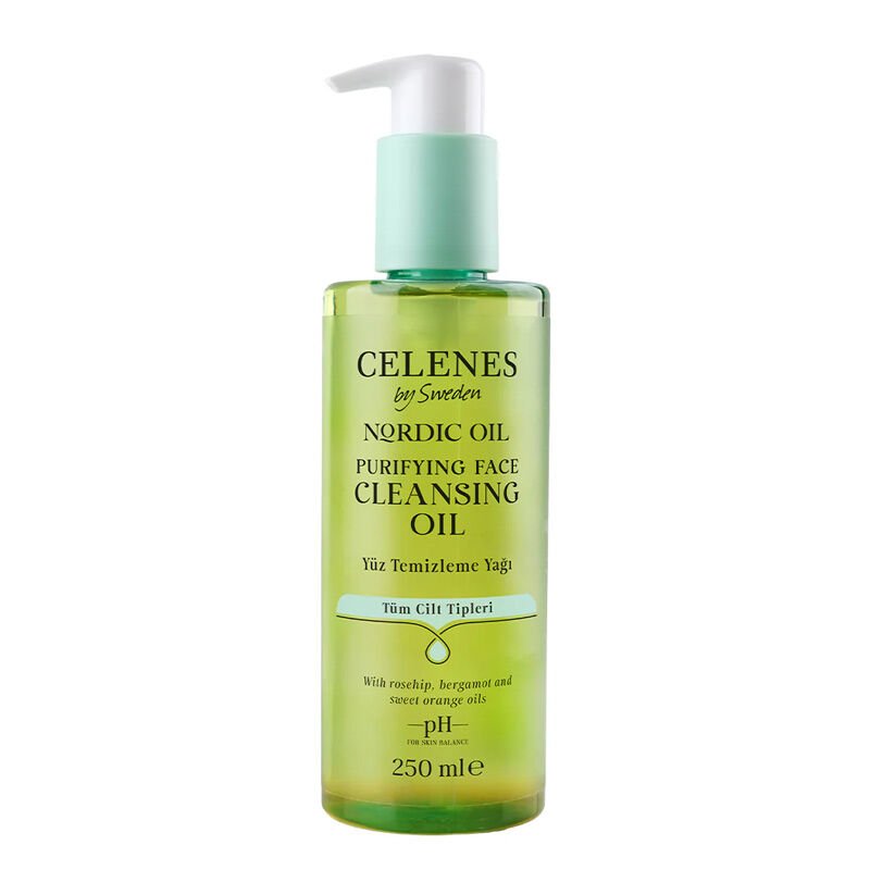 Celenes By Sweden Nordic Oil Tüm Ciltler İçin Arındırıcı Yüz Temizleme Yağı 250 ml