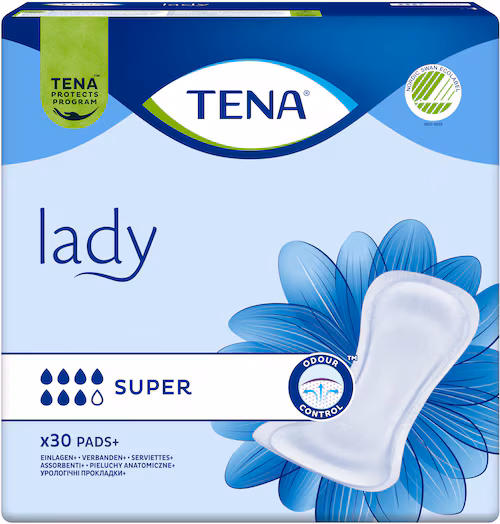 TENA Lady Super Kadın Mesane Pedi 30 Lu
