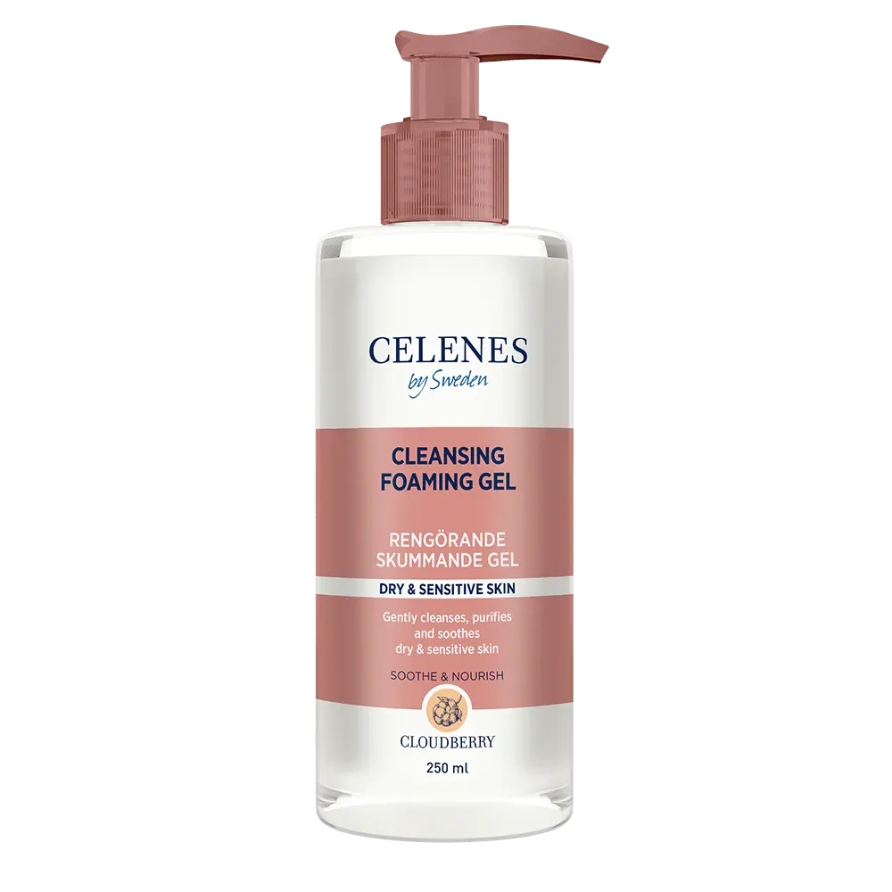 Celenes By Sweden Yoğun Nemlendirici ve Yatıştırıcı Cloudberry Yüz Yıkama Jeli Kuru ve Hassas Ciltler 250 ml