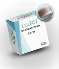ZoneTape Soft Silikon Bant 2cmx3mt Estetik Kırışıklık Karın Kol Bacak Germe Sezaryen