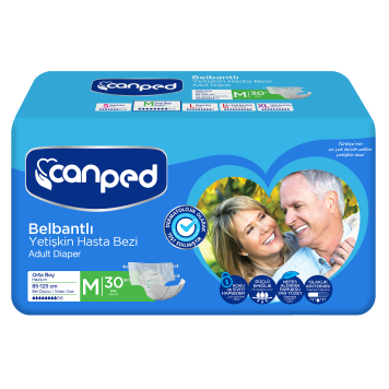 Canped Belbantlı Hasta Bezi Medium 30 Lu