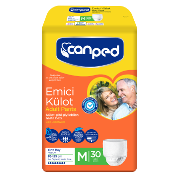 Canped Emici Külotlu Hasta Bezi Medium 30 Lu