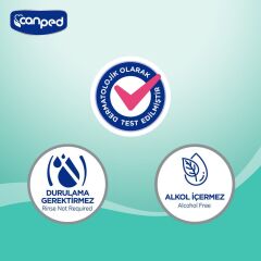 Canped Perine Bölgesi Temizlik Havlusu 50'li