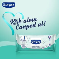 Canped Perine Bölgesi Temizlik Havlusu 50'li