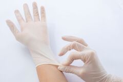 BRP Lateks Pudrasız Muayene Eldiveni Large - 100 Lü