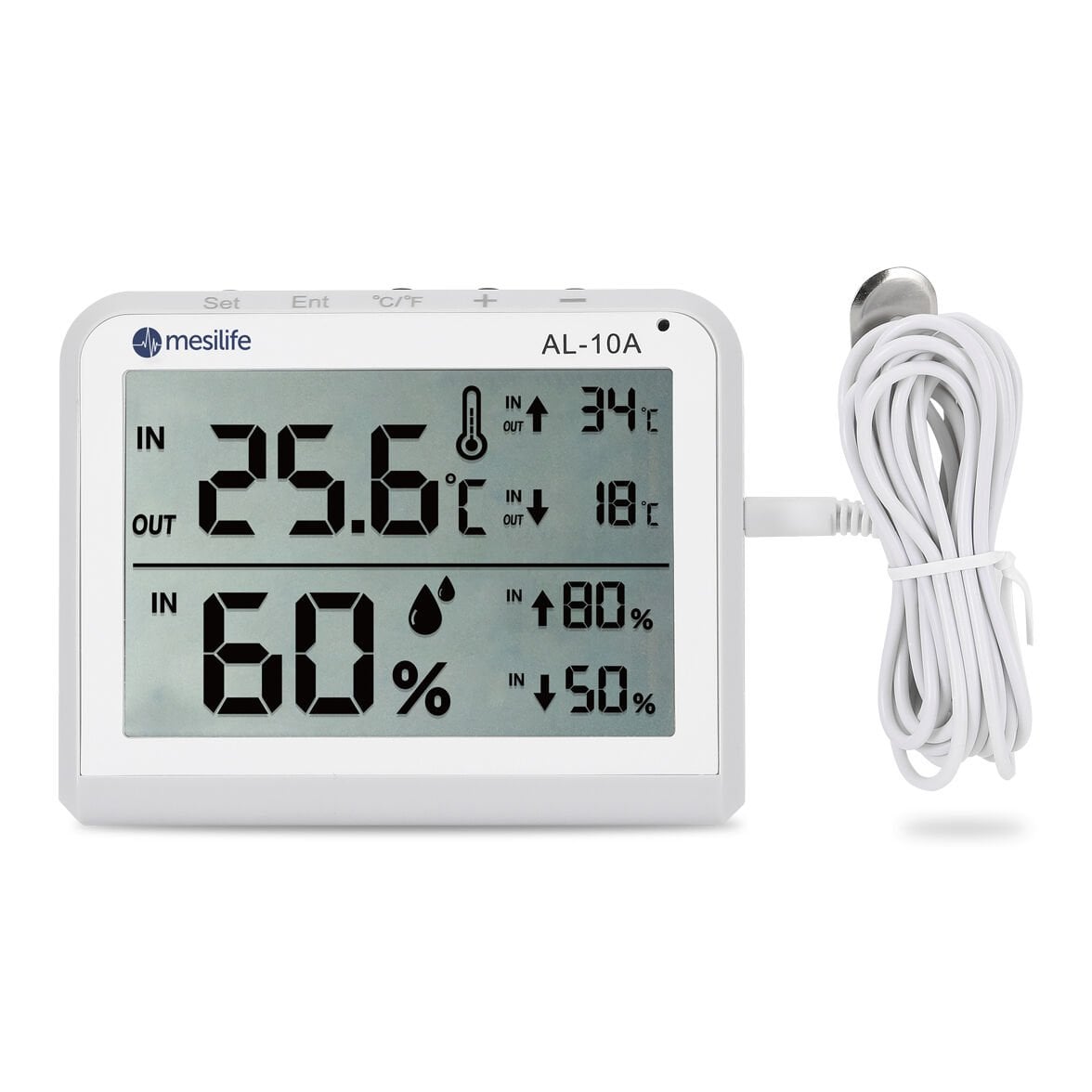 Mesilife Dijital Termometre Oda Nem Isı Ölçer AL-100A