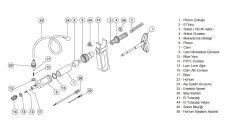 Socorex Enjektör Piston Çubuğu No:1