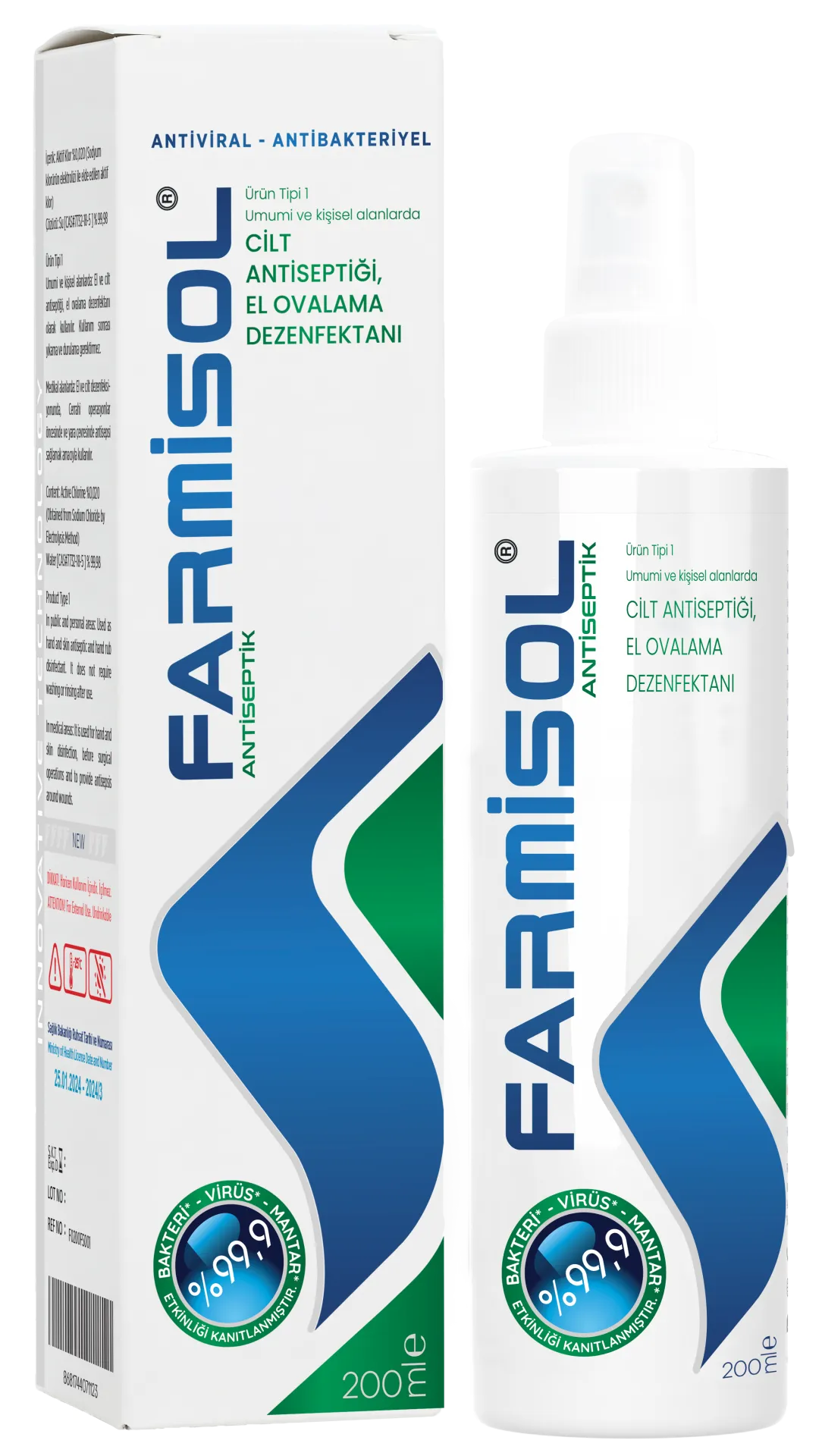 Farmisol Cilt Antiseptiği 200 ML