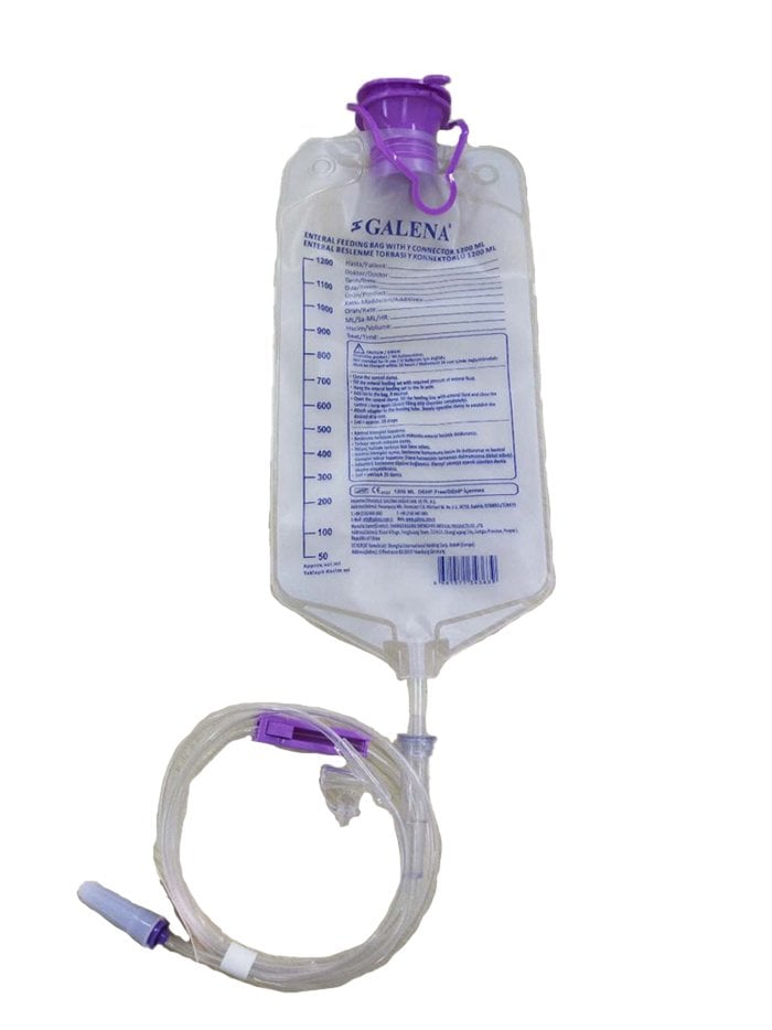 Galena Enteral Beslenme Torbası Y Konnektörlü 1200 ml