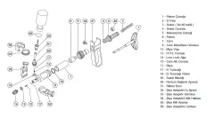 Socorex Şişe Adaptörü İçin Şişe Kilit Aparatı No:55