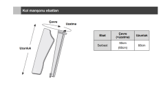 Doctor Life Kol Manşonu Lenf Ödem Cihazı Aksesuarı Sleeve