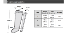 Doctor Life Bacak Manşonu Lenf Ödem Cihazı Aksesuarı