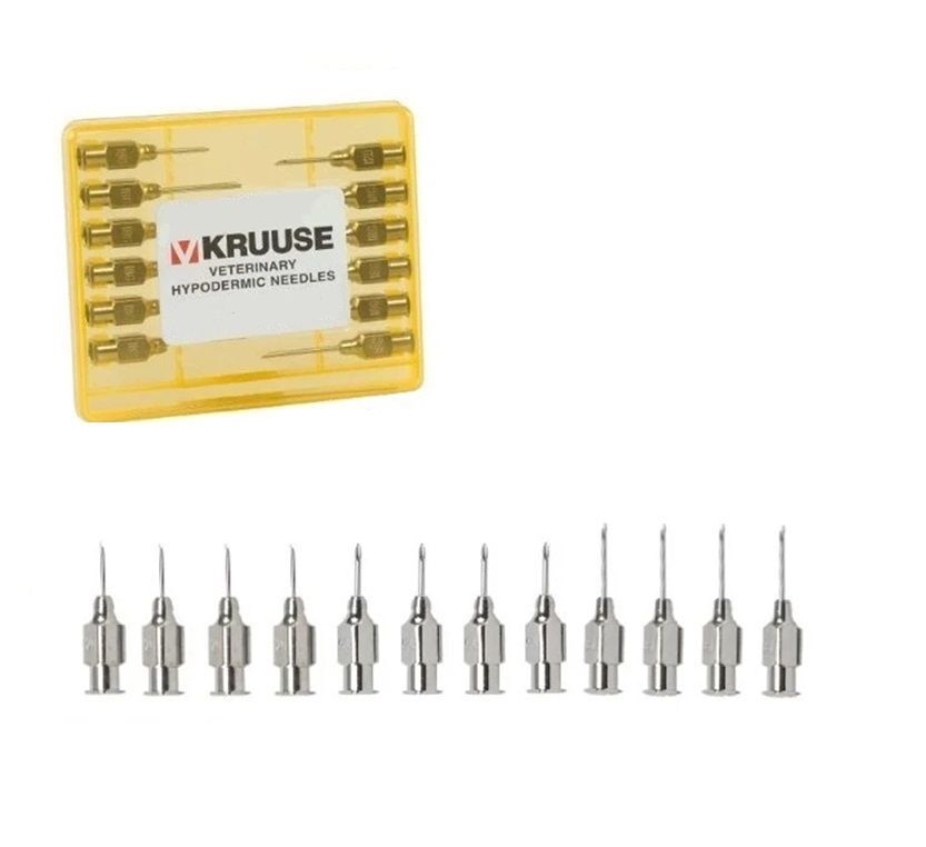 Kruuse Enjektör İğnesi Karışık Set I Kuzular İçin (12 Adet)