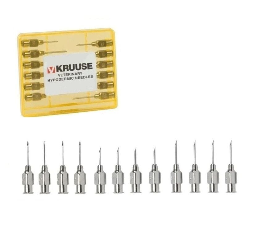 Kruuse Enjektör İğnesi Karışık Set II Kuzular İçin (12 Adet)