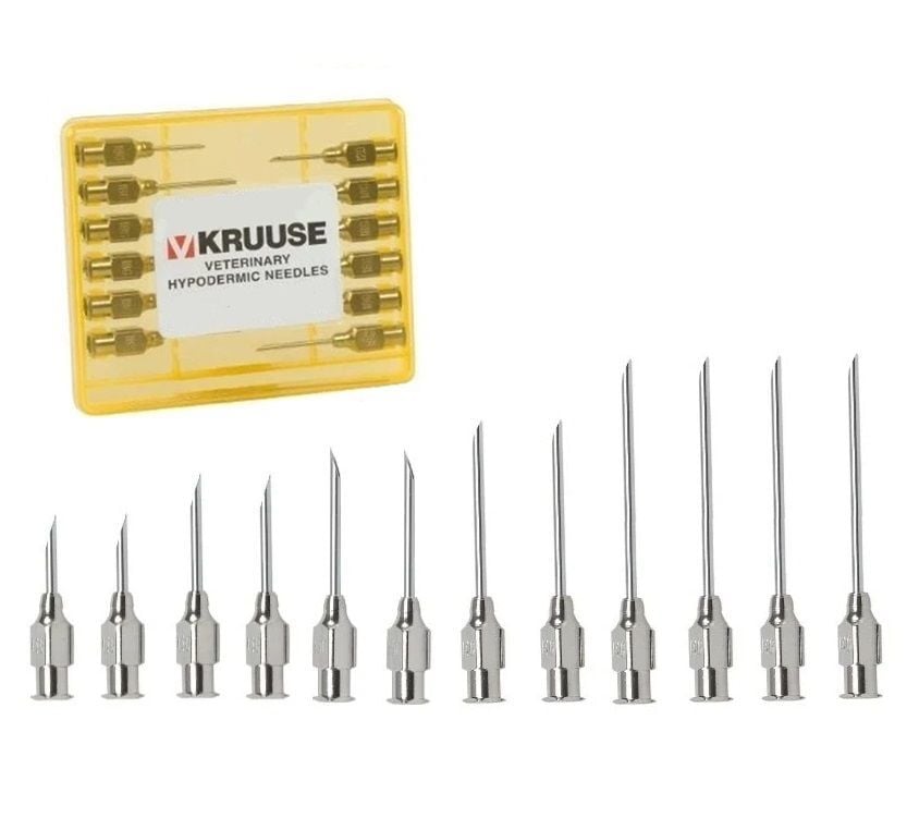 Kruuse Enjektör İğnesi Karışık Set Besi Sığırları İçin (12 Adet)