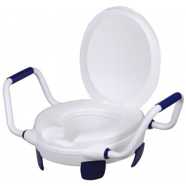 Klozet Yükseltici Kapaklı Kulplu