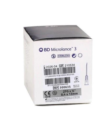 BD Microlance 3 Enjektör İğne Ucu 27GX13MM 100 lü Kutu