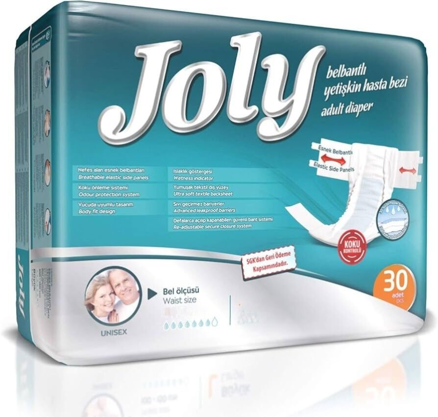 Joly Esnek Belbantlı Yetişkin Hasta Bezi 30'lu