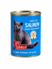 Cats World Somonlu Yetişkin Kedi Maması 400g