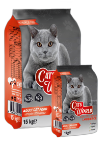 Cats World Tavuk Proteinli Yetişkin Kedi Maması 1 kg