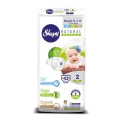 Sleepy Natural Bebek Bezi 2 Numara Mini 42 Adet 3-6 Kg