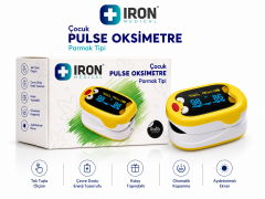 IRON Parmak Tipi Çocuk Pulse Oksimetre (Şarjlı)