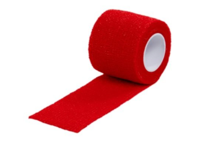 Kruuse Valueline Flexible Bandaj Kırmızı 5 cm x 4.5 metre