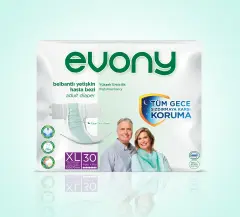 Evony Bel bantlı Yetişkin Hasta Bezi 30 lu
