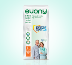 Evony Emici Külot Yetişkin Hasta Bezi 30 lu