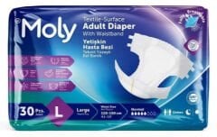 Moly Bel bantlı Hasta Bezi 30 lu