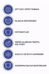 Moly Bel bantlı Hasta Bezi 30 lu
