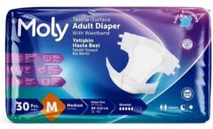 Moly Bel bantlı Hasta Bezi 30 lu