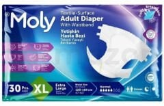 Moly Bel bantlı Hasta Bezi 30 lu