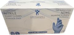 MedGenetics Nitril Pudrasız L 100 Adet