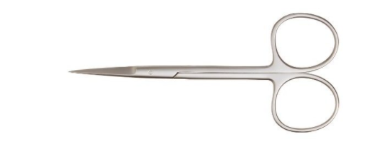 Hauptner Veteriner İris Makası 10,5 cm Düz