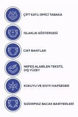 Moly Bel Bantlı Hasta Bezi Medium 30'lu