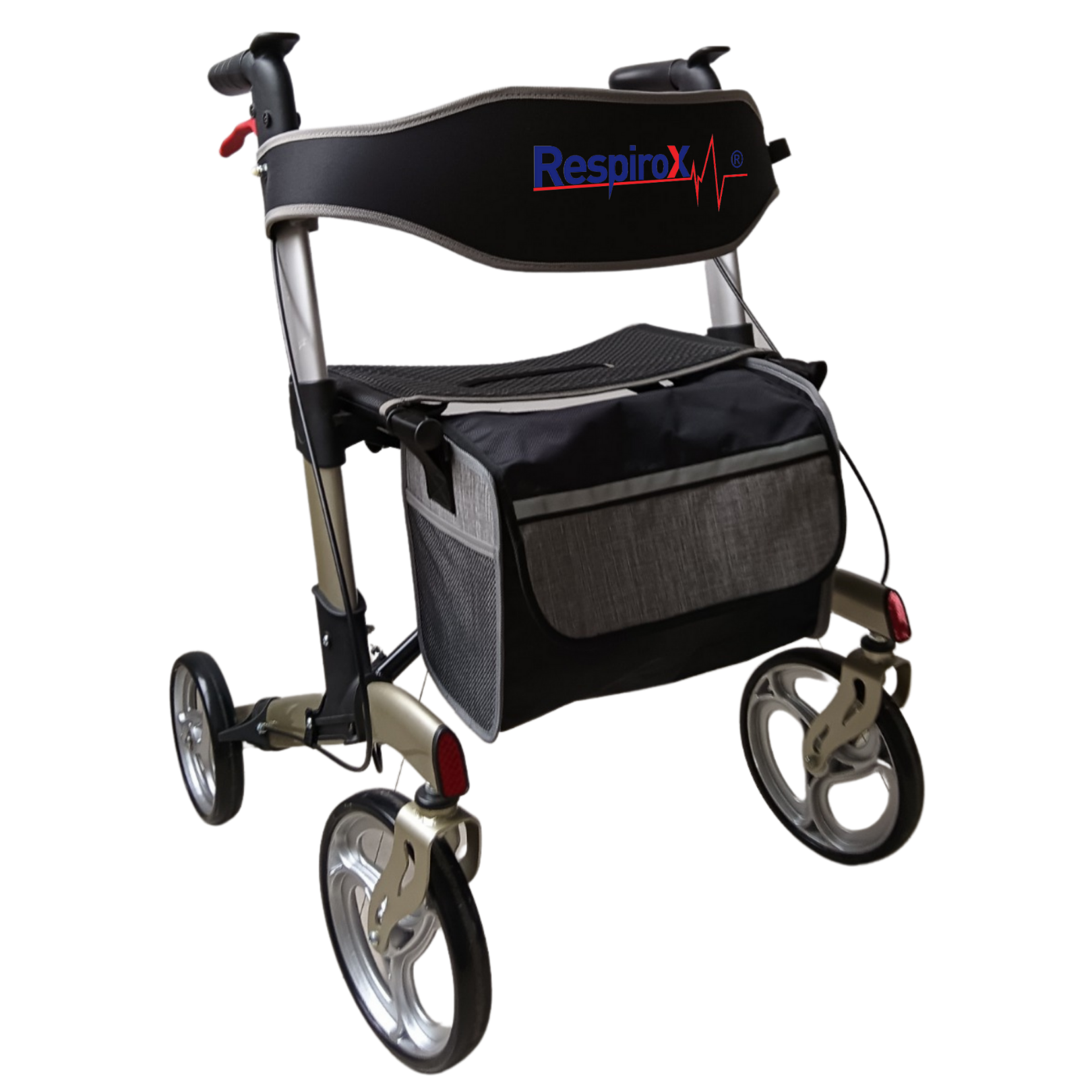 Respirox Katlanabilir Lüx Alüminyum Rollatör Gri RR-04