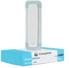 Coloplast Biatain Silicone Yapışkanlı Yara Örtüsü 10cm X 30cm