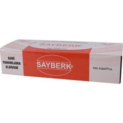 Sayberk Suni Tohumlama Eldiveni Lastikli (100 Adet)