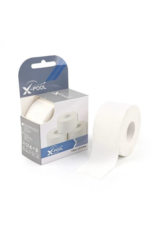 X Pool Tape, Model Rijit Fiksasyon Yapışkanlı Sporcu Bandajı 3.7cm X 13.7 M