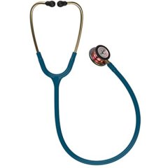 3M Littmann Classic III Stetoskop 5807 Gökkuşağı Yüzey Dinleme Çanı Karayip Mavisi Hortum
