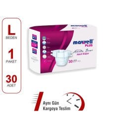 Mavvell Plus Bel Bantlı Hasta Altı Bezi Large 30 Lu