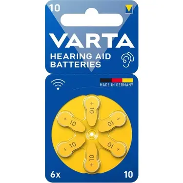 Varta 10 Numara İşitme Cihazı Pili 6'lı