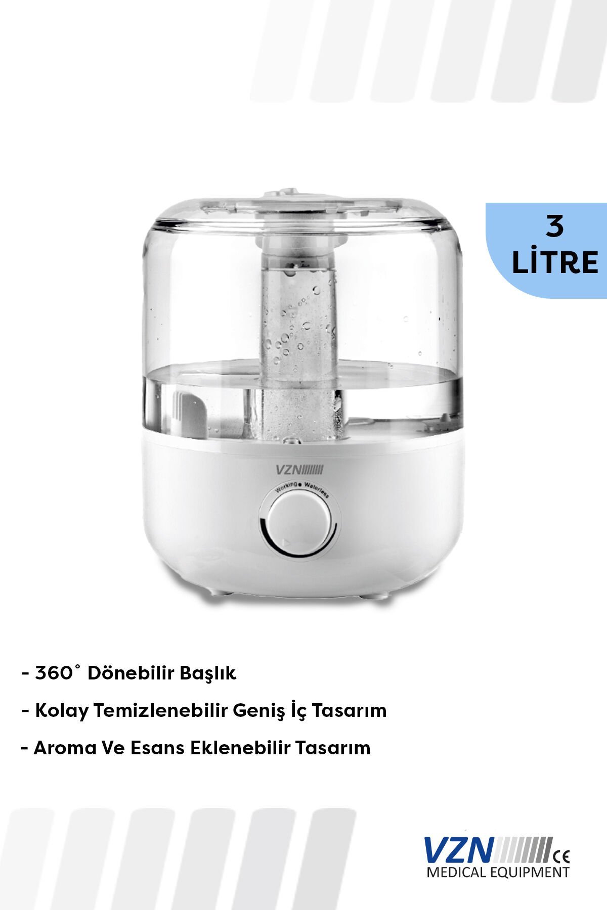 Vzn Hava nemlendirici Buhar Makinesi MS-008