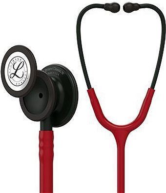 3M Littmann Classic III Stetoskop 5868 Siyah Dinleme Çanı 27 inç Bordo Hortum