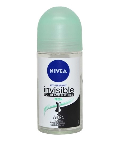 Nivea İnvisible Black&Whıte Fresh Roll-On Deodorant 50ML Kadın