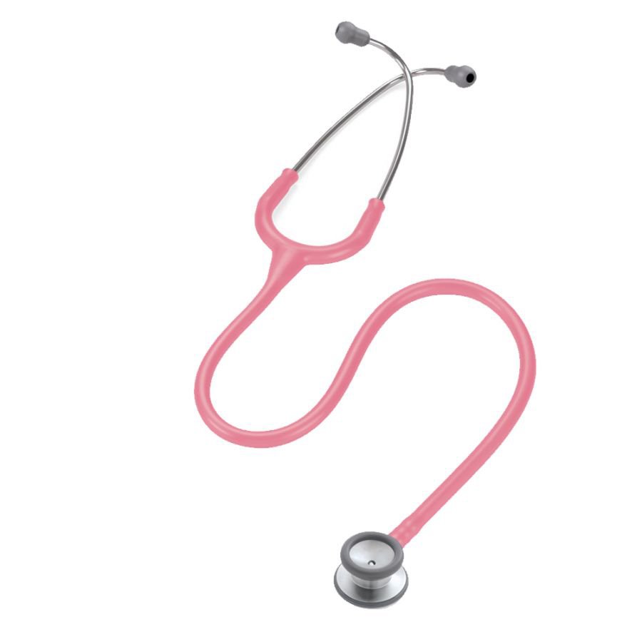 3M Littmann Classic II Pediatrik Stetoskop 2115 Standart Bitişli Dinlenme Çanı İnci Pembe Tüp 28 inç